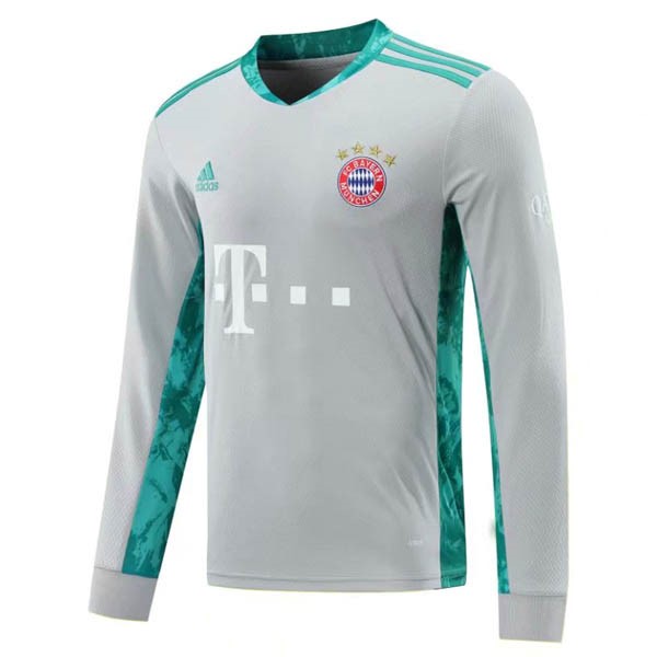 Tailandia Camiseta Bayern Munich ML Portero 2020 2021 Gris